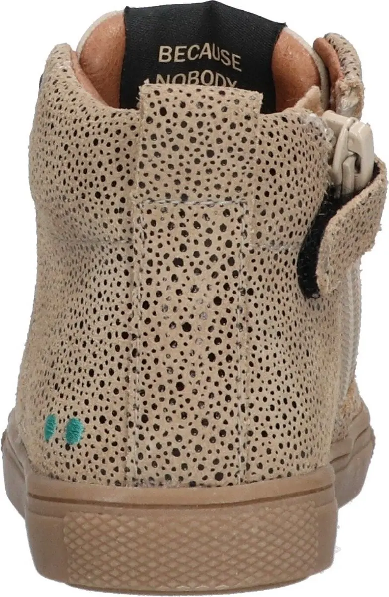 BunniesJR Luca Louw Hoge Sneakers 27 - Taupe - afbeelding 4 van 6