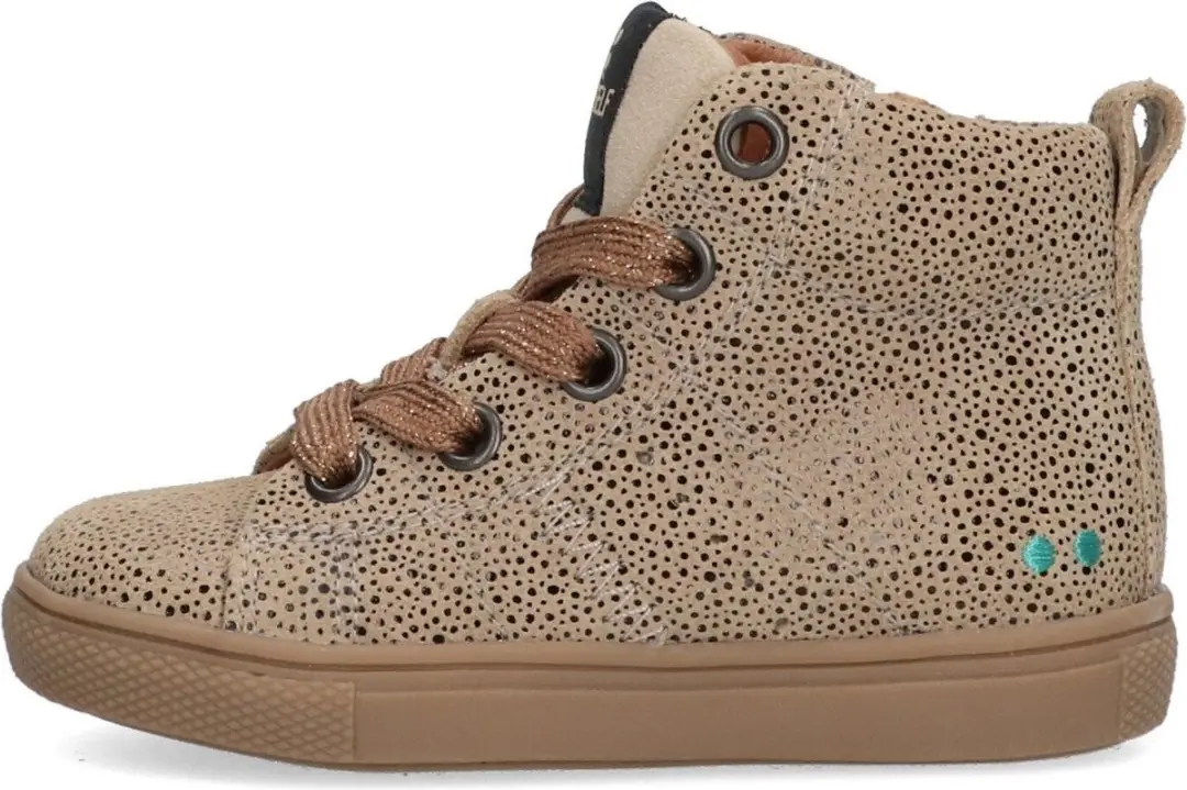BunniesJR Luca Louw Hoge Sneakers 27 - Taupe - afbeelding 2 van 6
