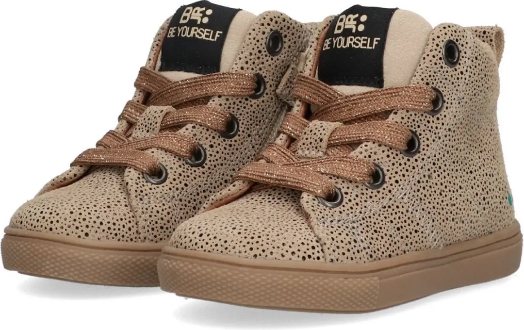 BunniesJR Luca Louw Hoge Sneakers 27 - Taupe - afbeelding 6 van 6