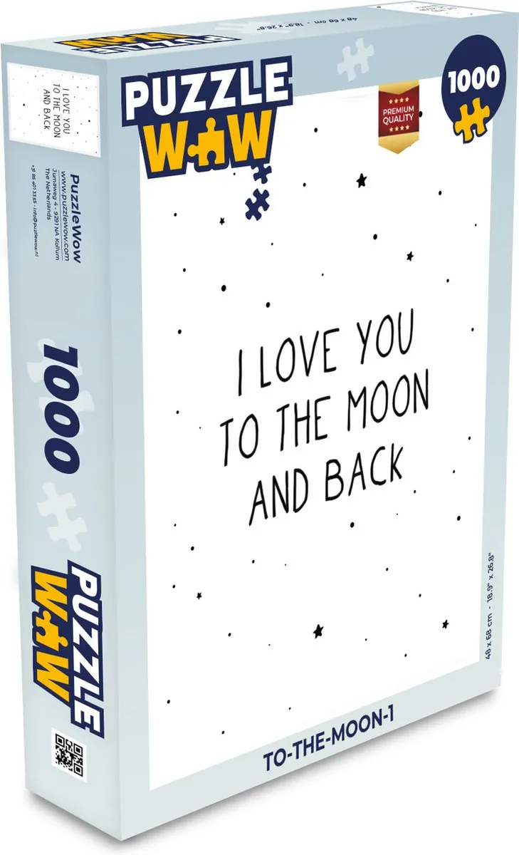 PuzzleWow Quotes Legpuzzel 1000 Stuks