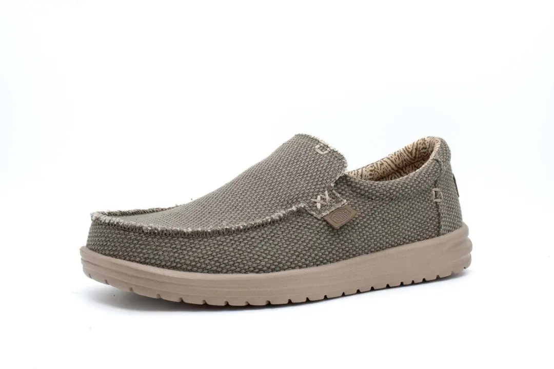 HEYDUDE Mikka Braided Instappers - Groen - Maat 42 - afbeelding 5 van 6