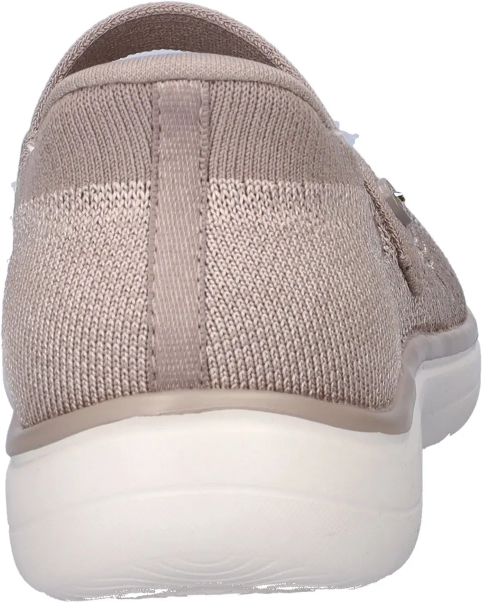 Skechers Hands Free Flex Radiant Dames Ballerina - Taupe Maat 42 - afbeelding 6 van 6