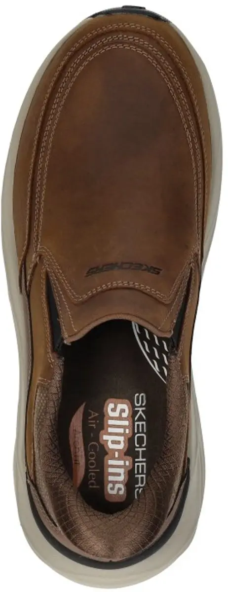 Skechers Arch Fit Maverick Instappers - Bruin Leer - 42 - afbeelding 4 van 6