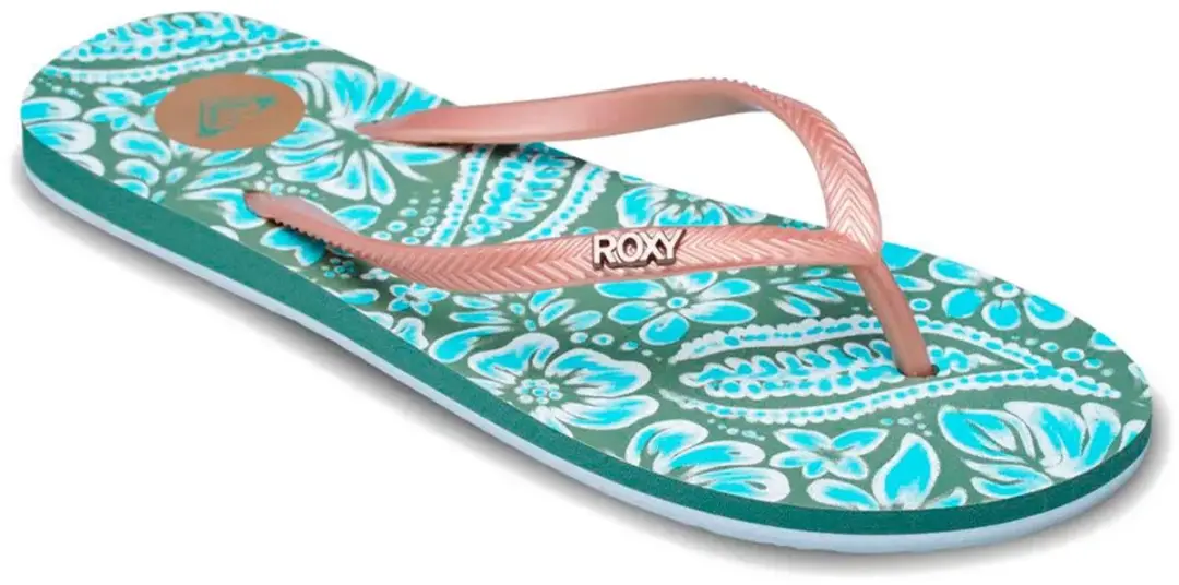 Roxy Mauricia Teenslipper - 36 Oil Green - afbeelding 2 van 4