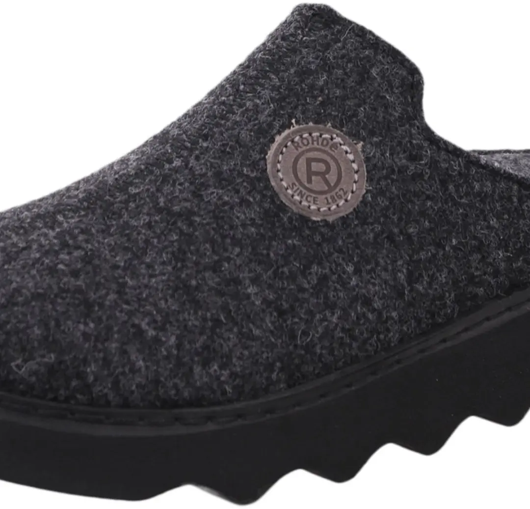 Rohde 6120 82 Dames Pantoffels - Donker Grijs - 40 - afbeelding 6 van 6