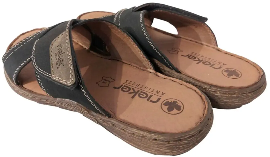 Rieker Jaipur Morelia Slippers - Blauw - Maat 43 - afbeelding 5 van 6