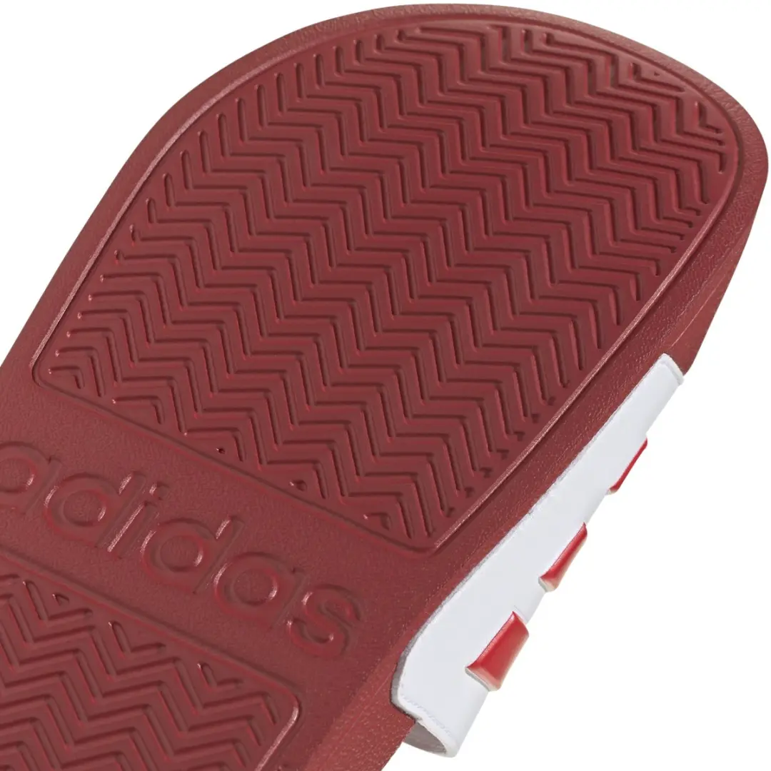 adidas Adilette Badslipper - UK 10 (44.5) - Rood/Wit