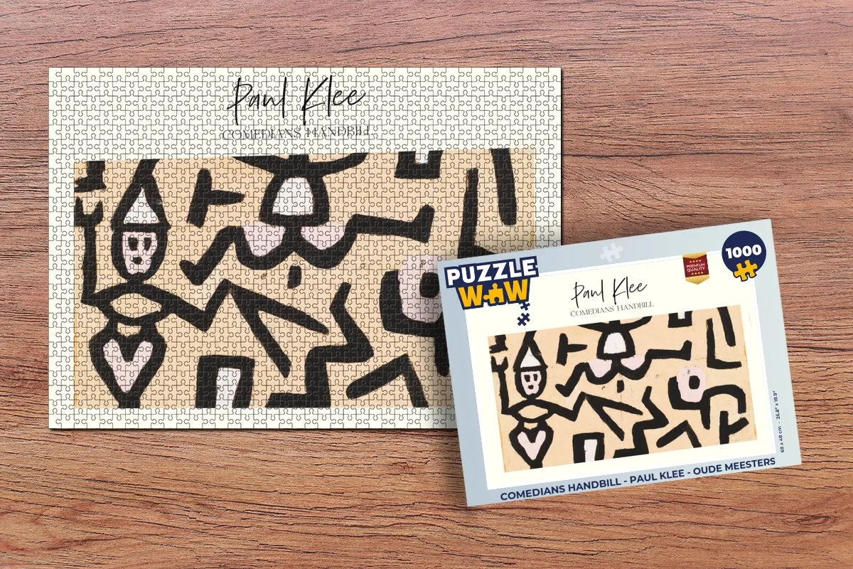 PuzzleWow Paul Klee Oude Meesters Legpuzzel 1000 Stuks - Multicolor