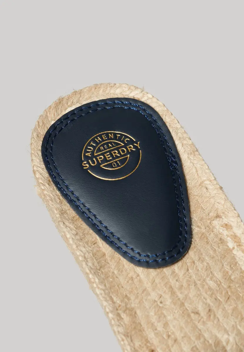Superdry Canvas Espadrille Overlay Slippers - Dames 7 Truest Navy - afbeelding 5 van 6