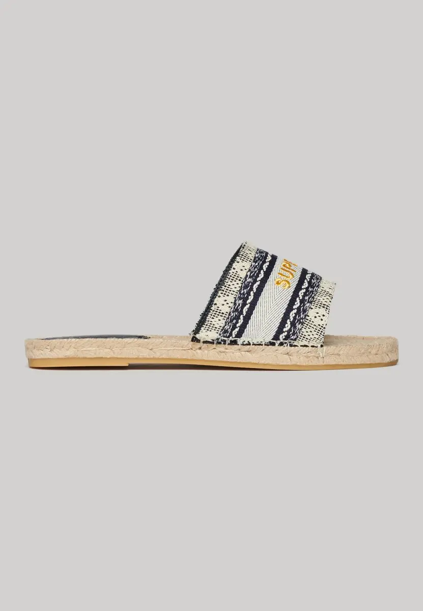 Superdry Canvas Espadrille Overlay Slippers - Dames 7 Truest Navy - afbeelding 2 van 6