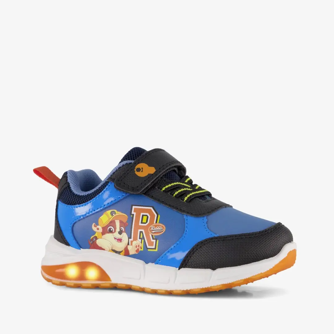 Paw Patrol jongens schoenen met lichtjes blauw oranje