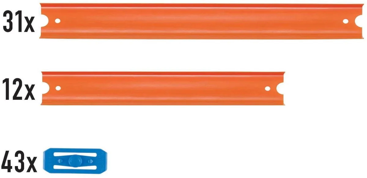 Hot Wheels Mega Baan Set 12m - CAR & MEGA TRACK PACK
