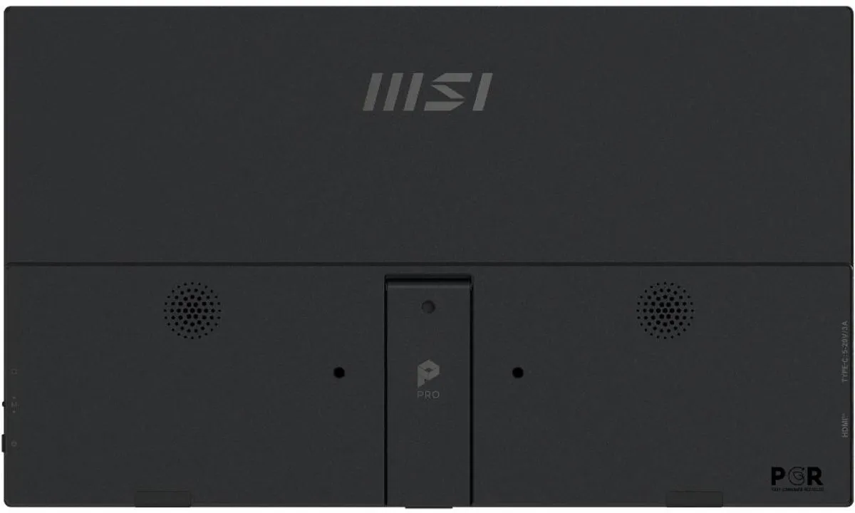 MSI PRO MP165 E6 USB-C Monitor 15.6" Full HD - 15W