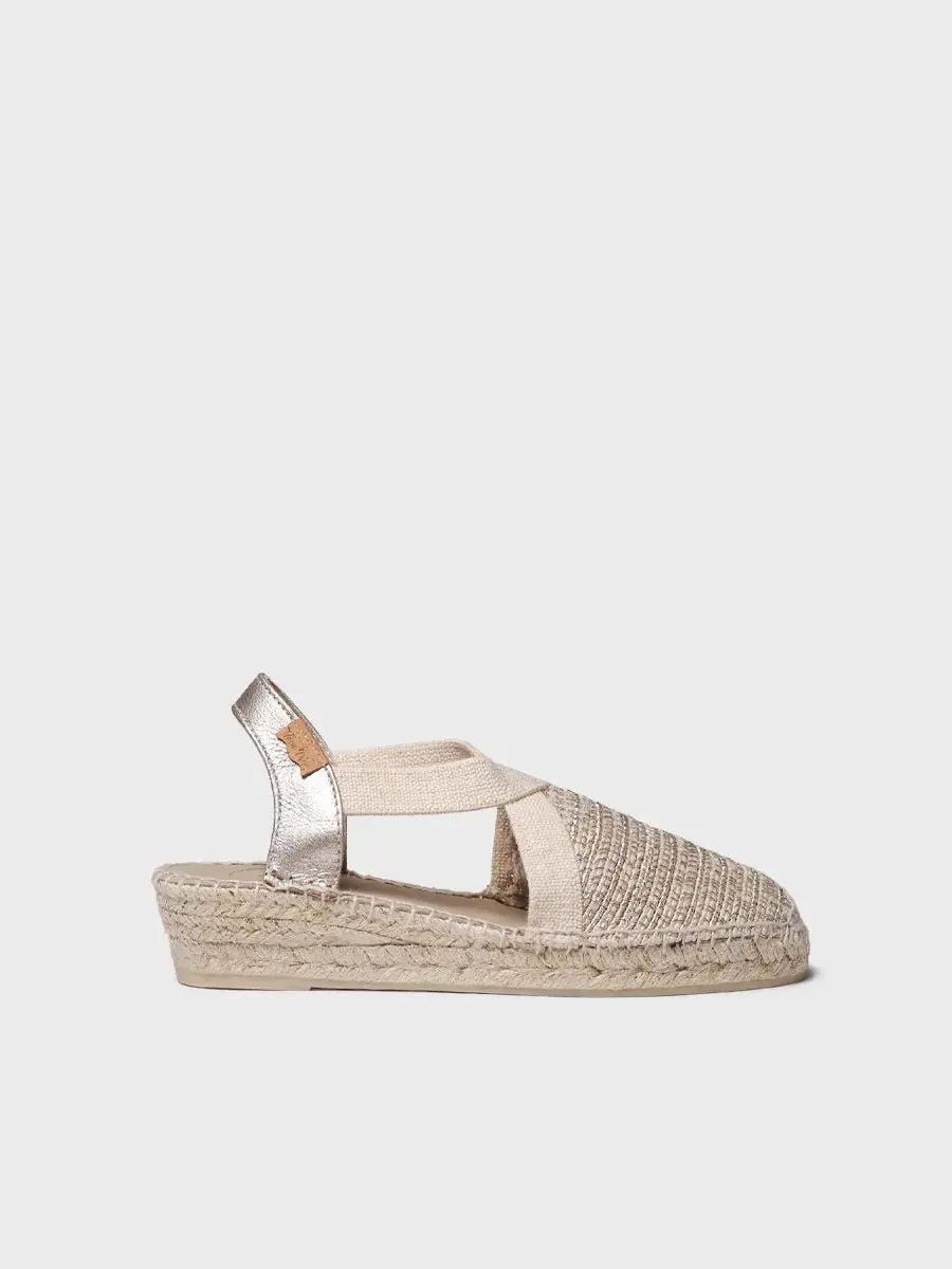 Toni Pons VERA-RL Espadrille - Metallic Katoen - Maat 41 - afbeelding 4 van 6