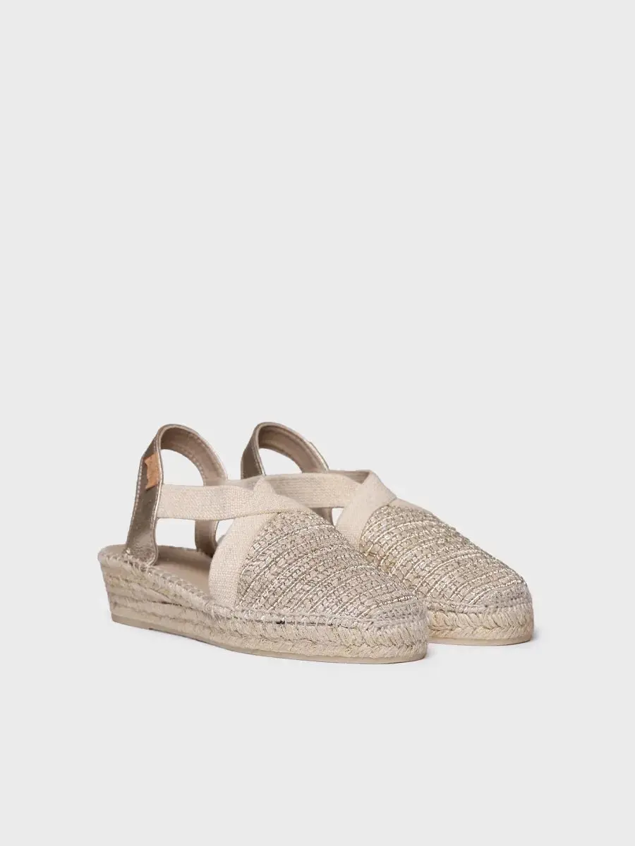 Toni Pons VERA-RL Espadrille - Metallic Katoen - Maat 41 - afbeelding 3 van 6