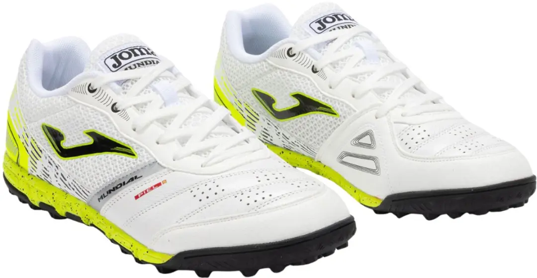 Joma Mundial Turf Voetbalschoenen Wit - Maat 40 - afbeelding 3 van 6