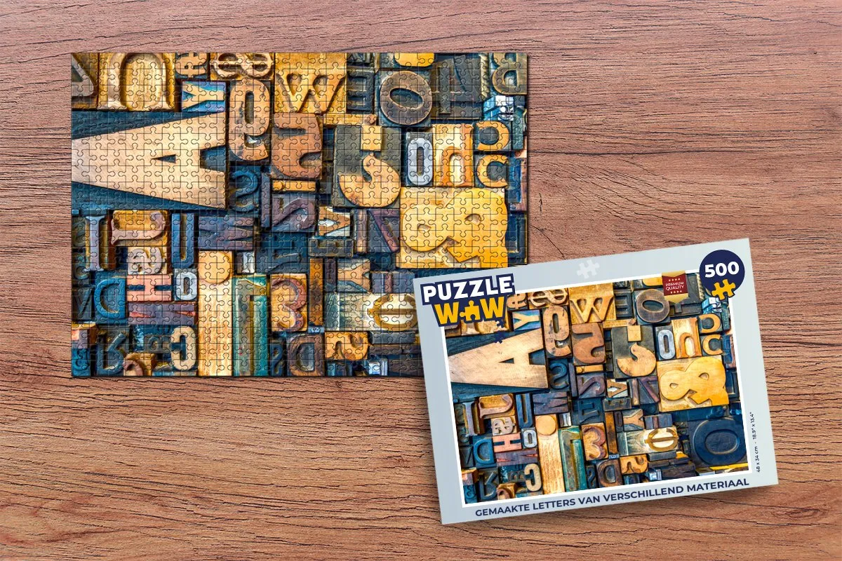 PuzzleWow Legpuzzel 500 Stuks Multicolor