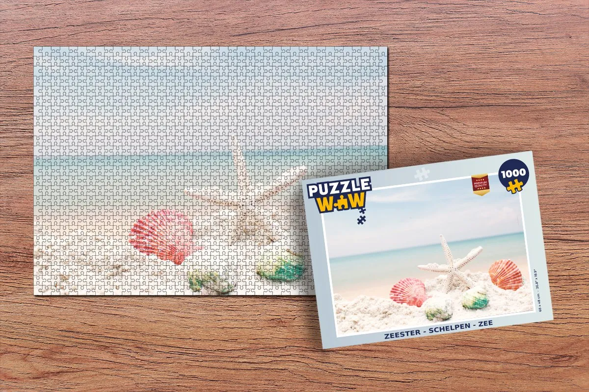 PuzzleWow Zeester Legpuzzel 1000 Stuks - Multicolor
