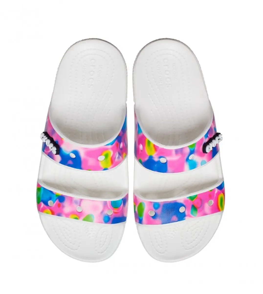 Crocs Classic Solarized Sandalen Wit/Roze Maat 45/46 US M11