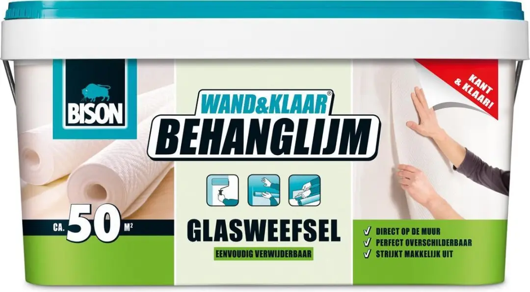 Bison Wand&Klaar Glasvezelbehanglijm 10kg
