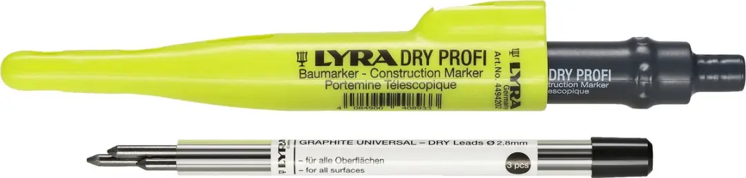 Lyra Markeset Potloden & Stiften 4494001 - 6 Stuks - Zwart/Rood