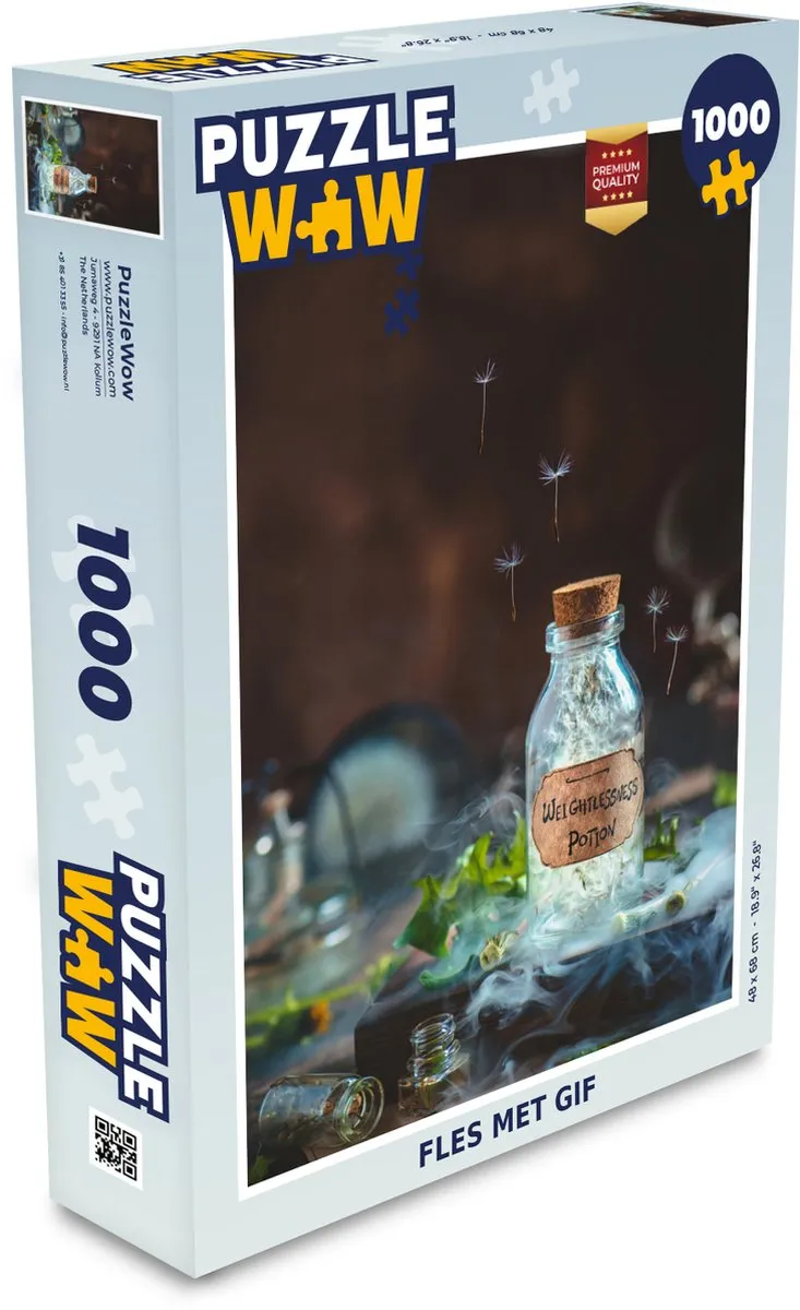 PuzzleWow Legpuzzel 1000 Stuks Multicolor - MPN 6017544186194
