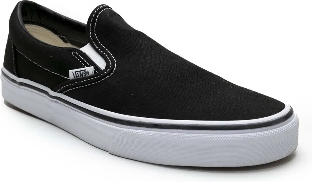 Vans Classic Slip-On Sneakers 38 - Zwart/Wit - afbeelding 2 van 6