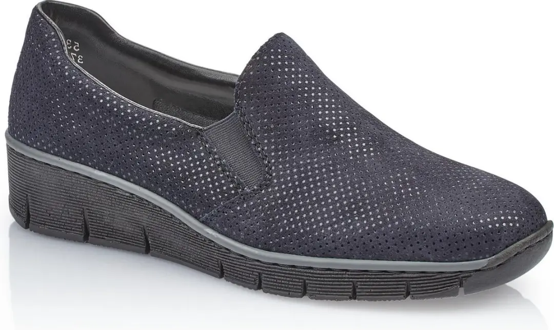 "Donkerblauwe Mocassins Rieker "