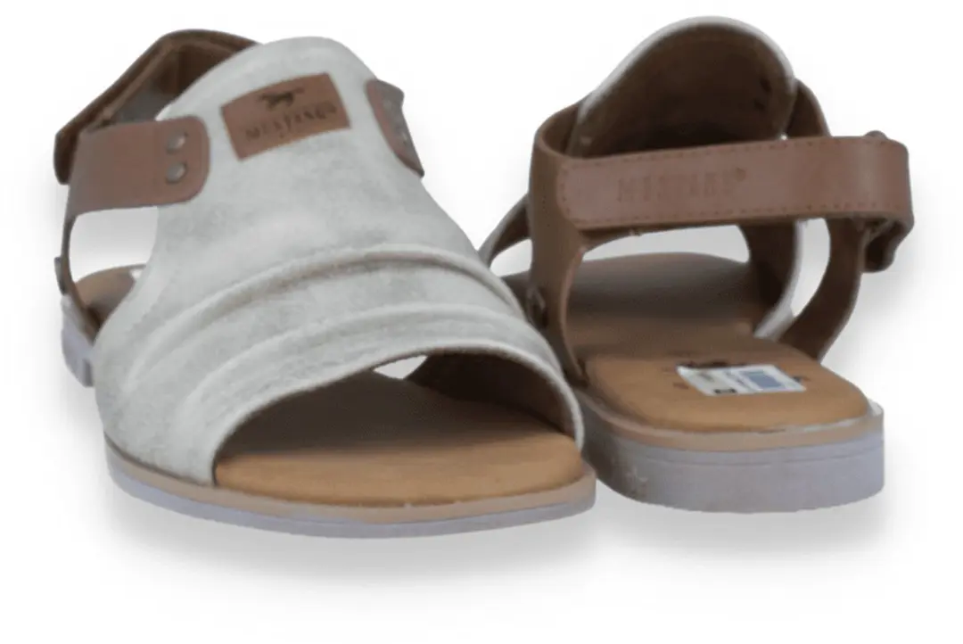 Mustang damessandaal beige/bruin