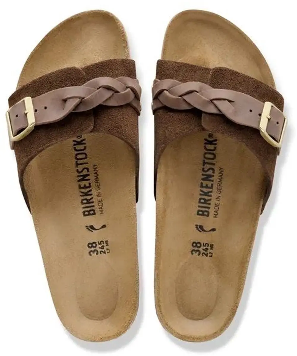 Birkenstock Oita Braided Suede Leather Carafe