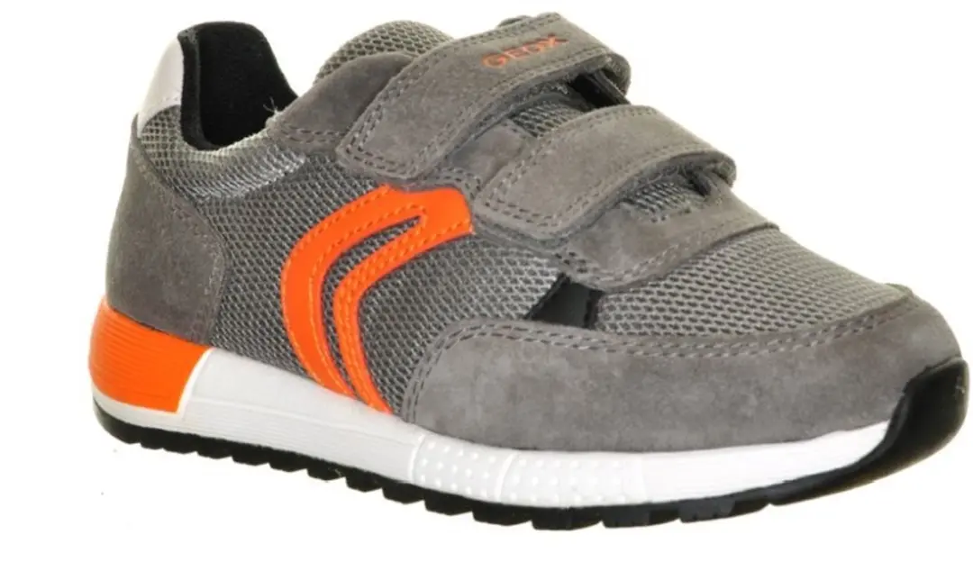 Geox Jongenschoenen Velcro Grijs Oranje maat 33