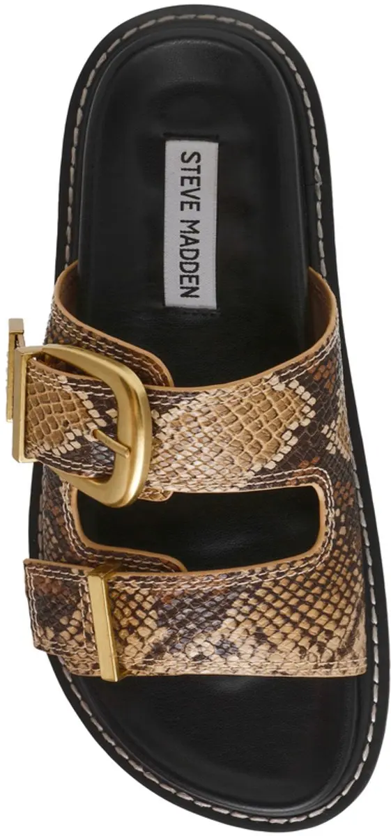 Steve Madden Arch-E Vrouwenslippers - Slangenprint Wit - 36 - afbeelding 6 van 6