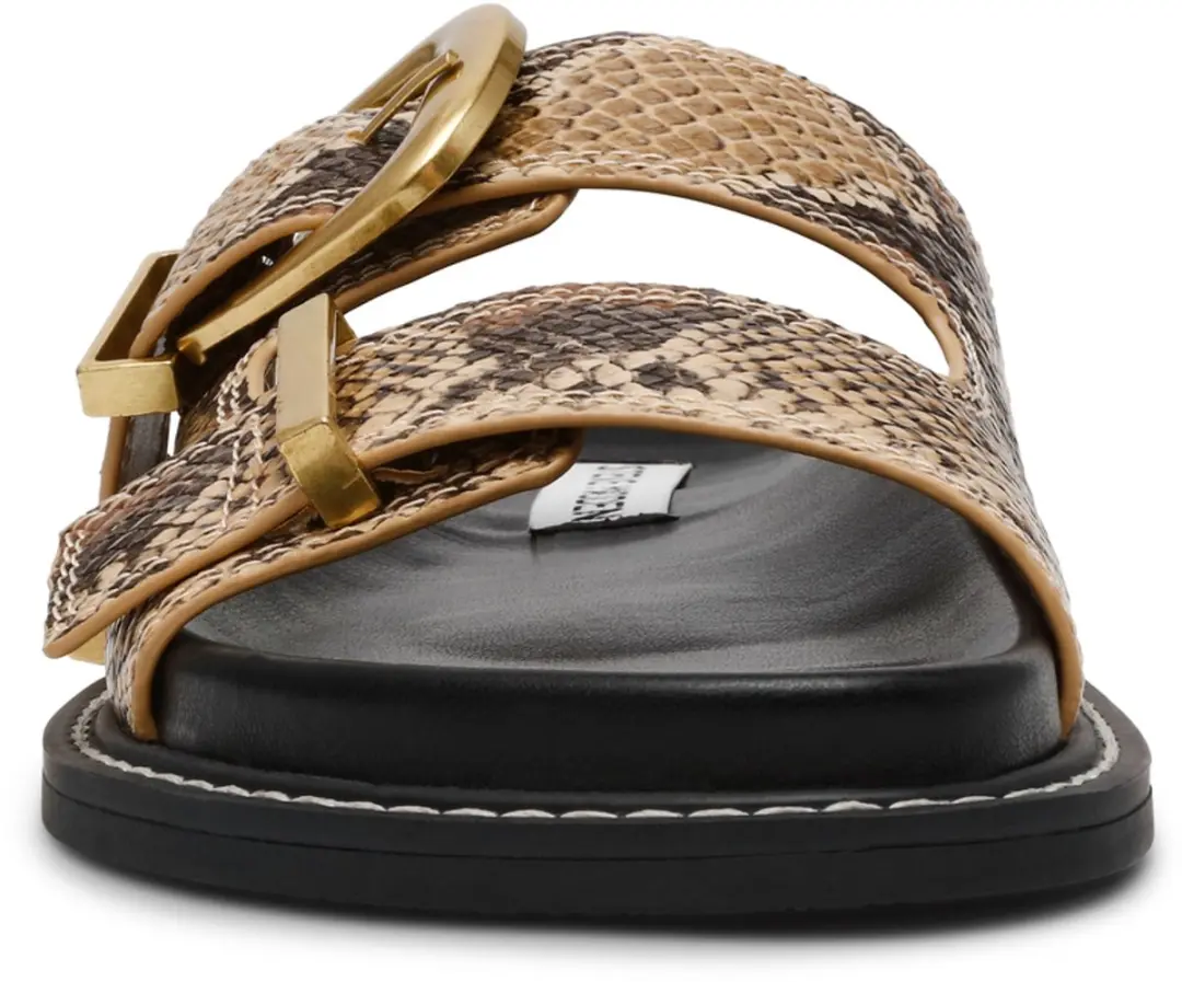 Steve Madden Arch-E Vrouwenslippers - Slangenprint Wit - 36 - afbeelding 3 van 6