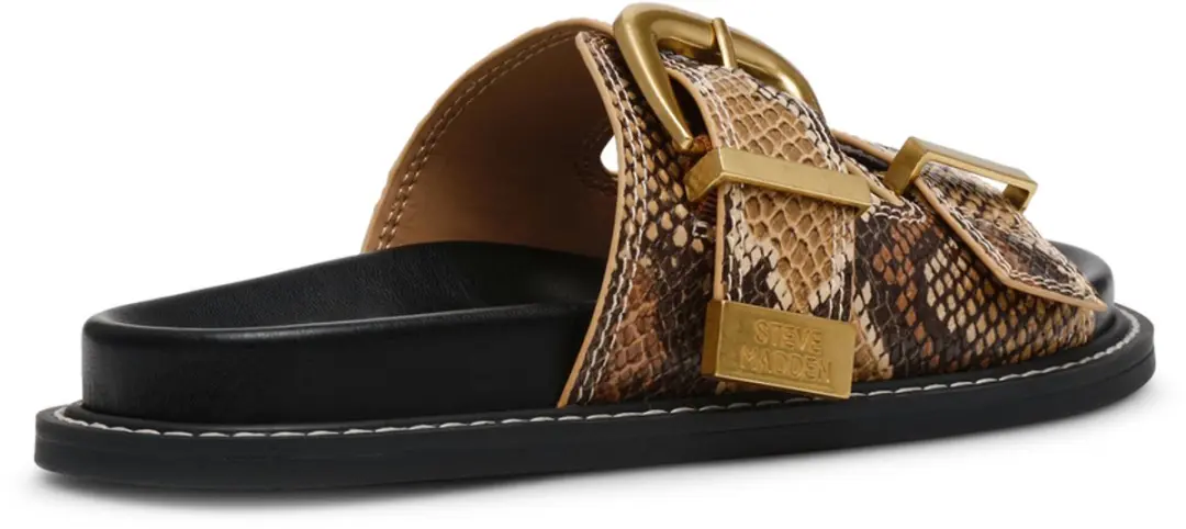 Steve Madden Arch-E Vrouwenslippers - Slangenprint Wit - 36 - afbeelding 4 van 6