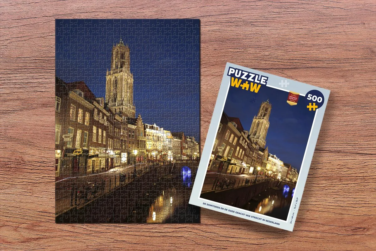 PuzzleWow Domtoren Legpuzzel 500 Stuks - Multicolor