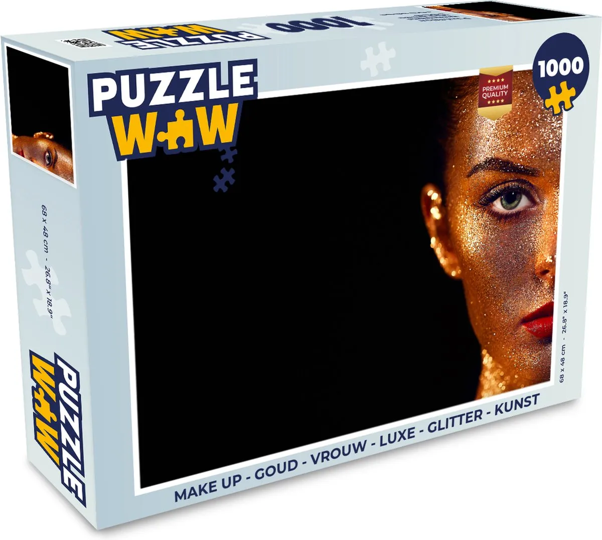 PuzzleWow Make Up Puzzel 1000 Stuks - Multicolor