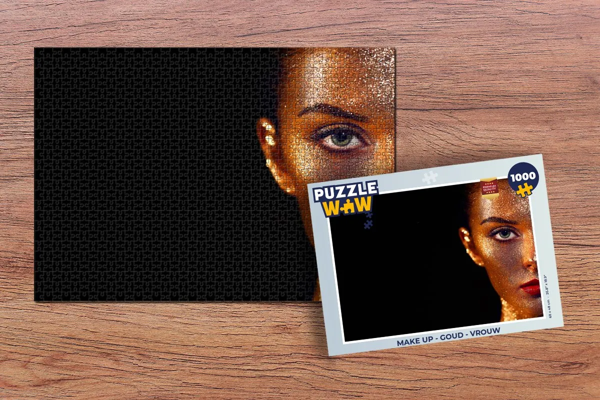 PuzzleWow Make Up Puzzel 1000 Stuks - Multicolor