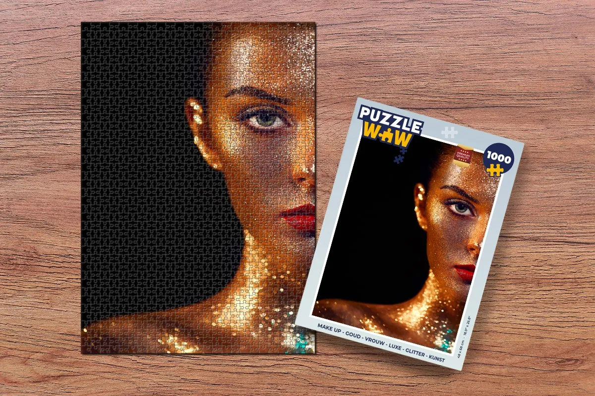 PuzzleWow Make Up Puzzel 1000 Stuks - Multicolor
