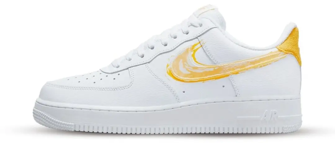 Nike Air Force 1 '07 Herenschoenen, 44, Wit/Solar Flare
