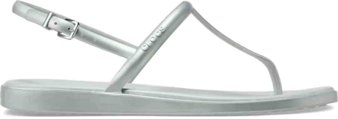 Crocs Miami Metallic Thong Flip Chalk Maat 42/43 US 11