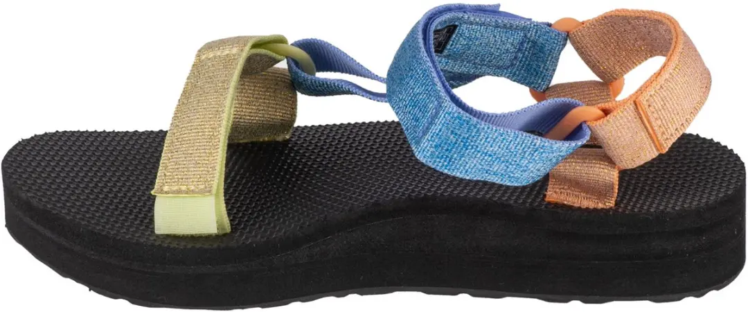 Teva Midform Universal Dames Sandalen 42 - Zwart/Oranje/Bruin
