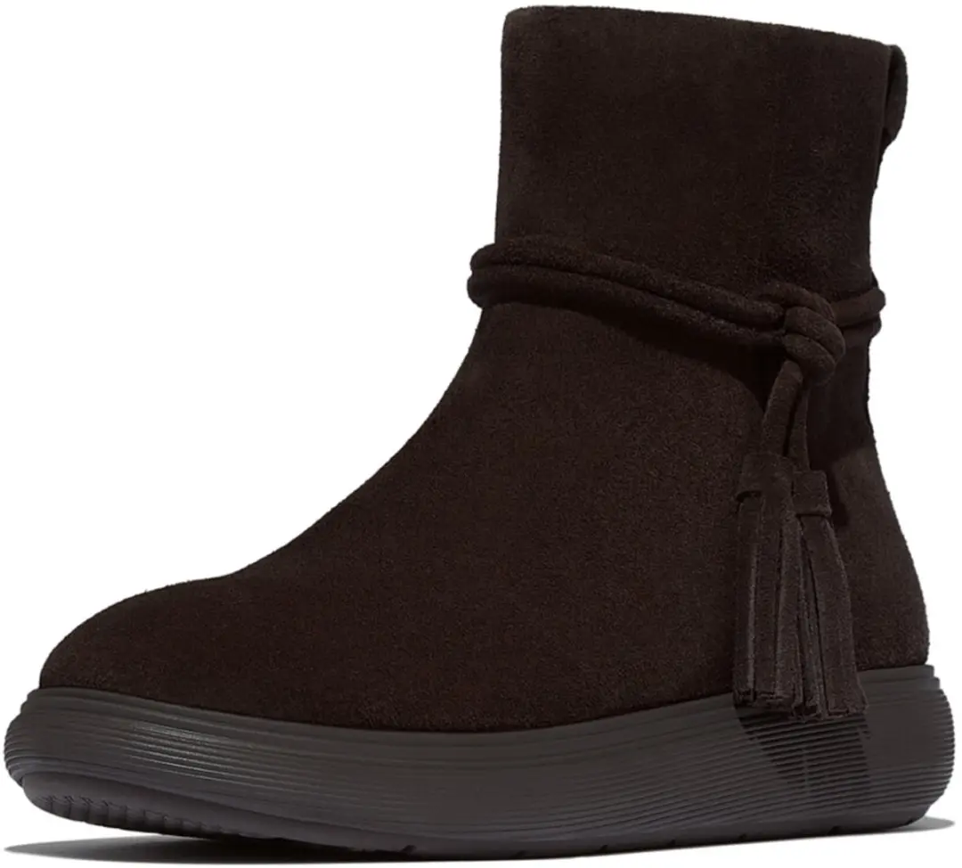 FitFlop FitFlop IQ-Comff Tassel Suede Short Boots BRUIN
