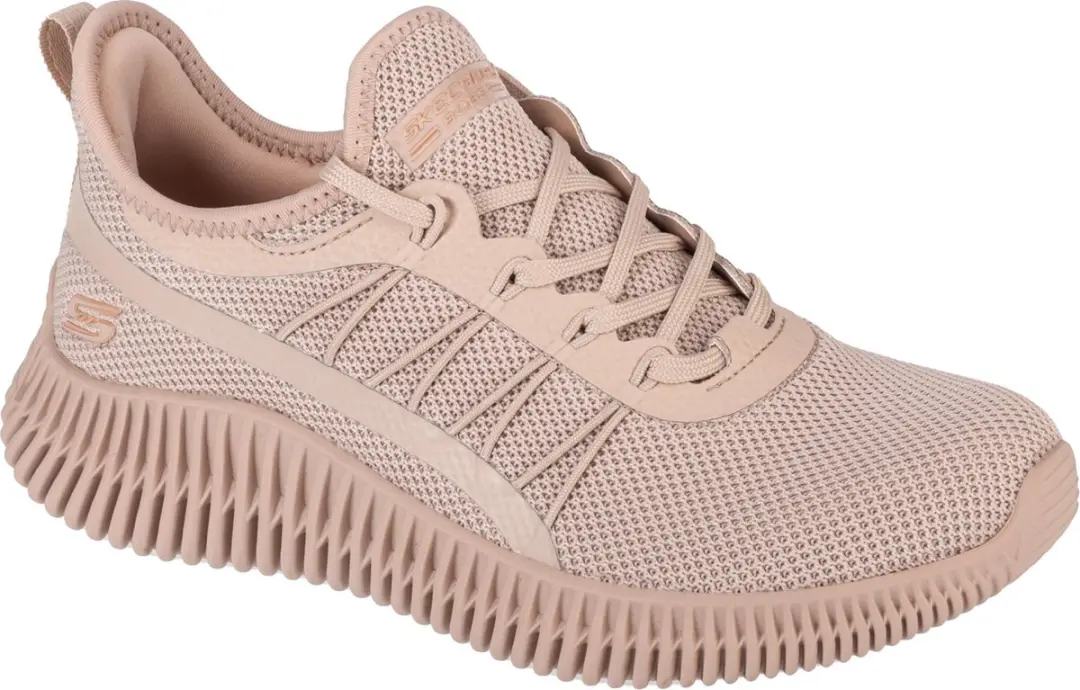 Skechers Bobs Geo-New Aesthetics, Vrouwen, Beige, Sneakers, maat: 37