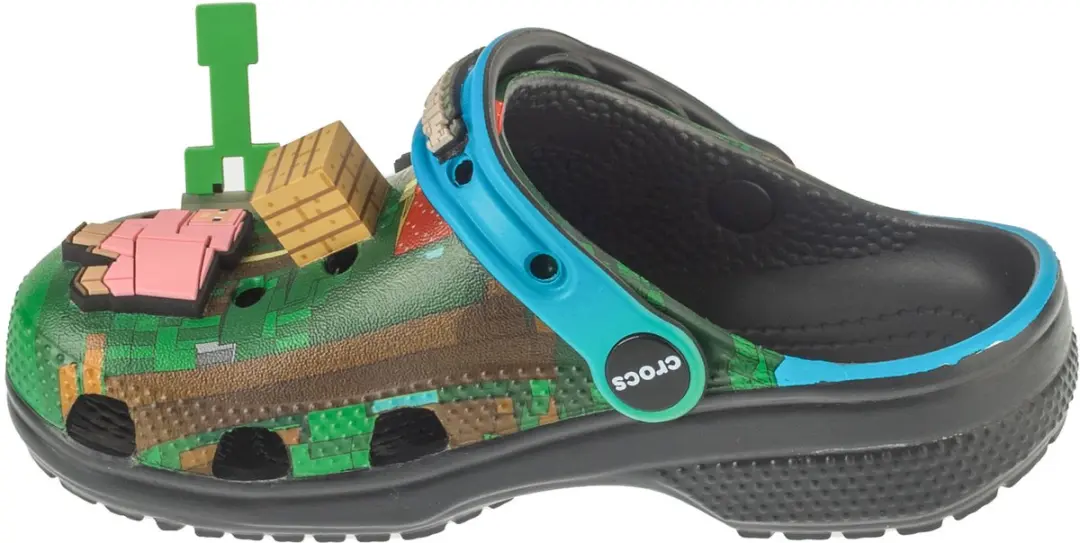 Crocs Classic Minecraft Clog Kids - Slippers 37/38 - Groen