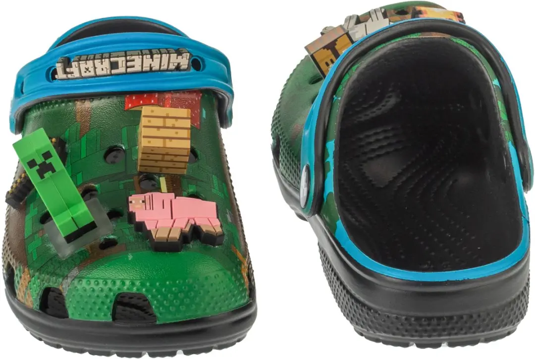 Crocs Classic Minecraft Clog Kids - Slippers 37/38 - Groen