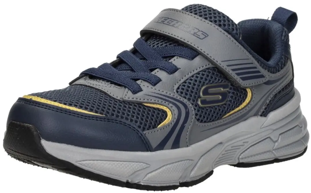 Skechers Retro-Graph Klittenband Laag - Blauw - Maat 34 - afbeelding 4 van 6