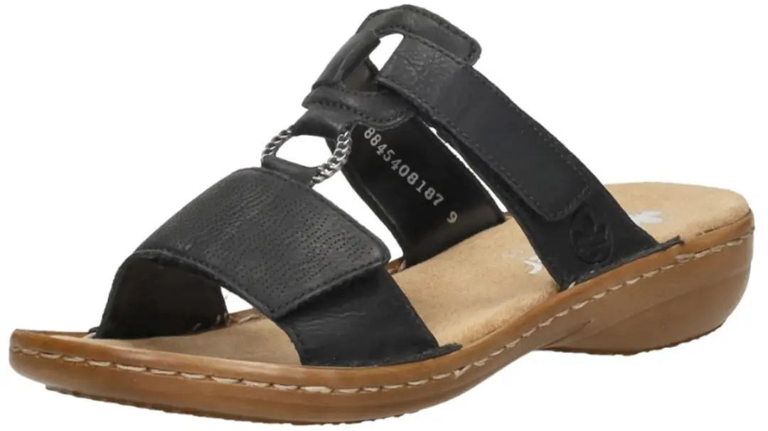 Rieker Dames Slipper 60885-00 - Zwart - afbeelding 4 van 6