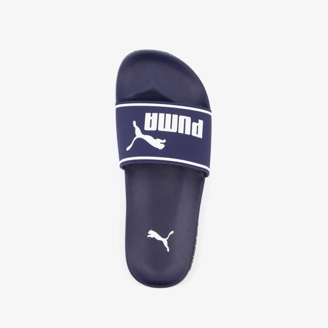 Puma Leadcat 2.0 Peacoat badslippers blauw wit