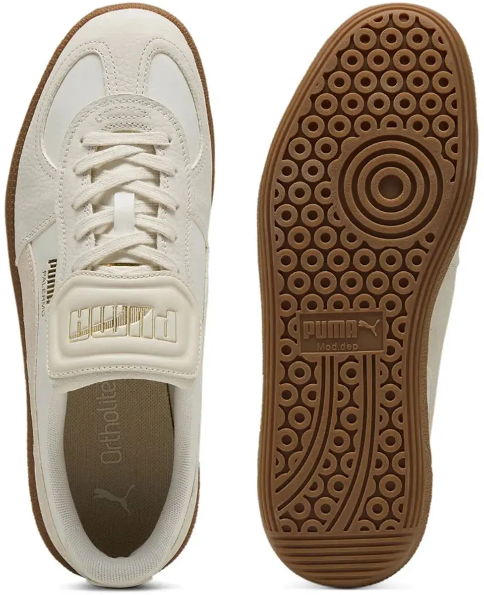 PUMA Palermo Premium Schoenen - 40.5 - Beige - afbeelding 3 van 6