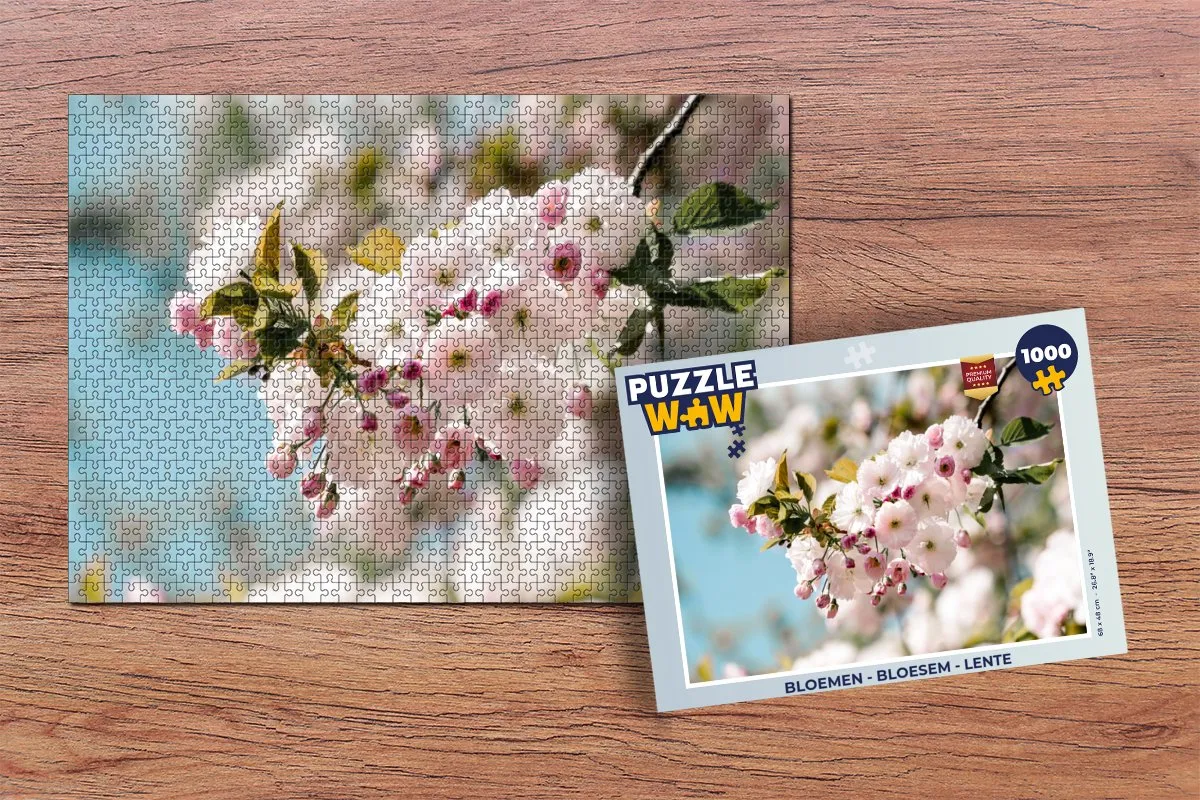 PuzzleWow Bloemen Legpuzzel 1000 Stuks - Multicolor
